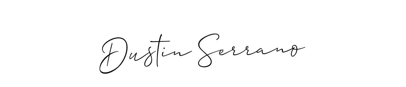 This is the best signature style for the Dustin Serrano name. Also you like these signature font (Allison_Script). Mix name signature. Dustin Serrano signature style 2 images and pictures png