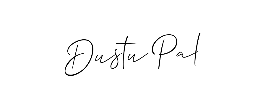 Dustu Pal stylish signature style. Best Handwritten Sign (Allison_Script) for my name. Handwritten Signature Collection Ideas for my name Dustu Pal. Dustu Pal signature style 2 images and pictures png
