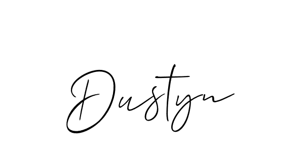 Also we have Dustyn name is the best signature style. Create professional handwritten signature collection using Allison_Script autograph style. Dustyn signature style 2 images and pictures png