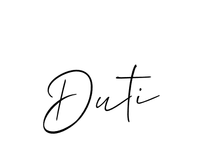 Here are the top 10 professional signature styles for the name Duti. These are the best autograph styles you can use for your name. Duti signature style 2 images and pictures png