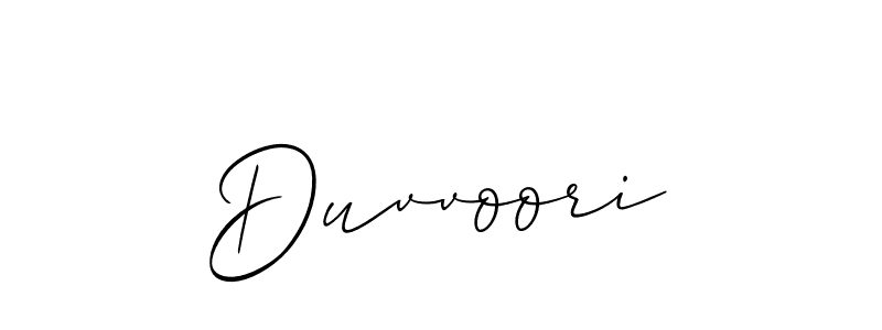 Similarly Allison_Script is the best handwritten signature design. Signature creator online .You can use it as an online autograph creator for name Duvvoori. Duvvoori signature style 2 images and pictures png