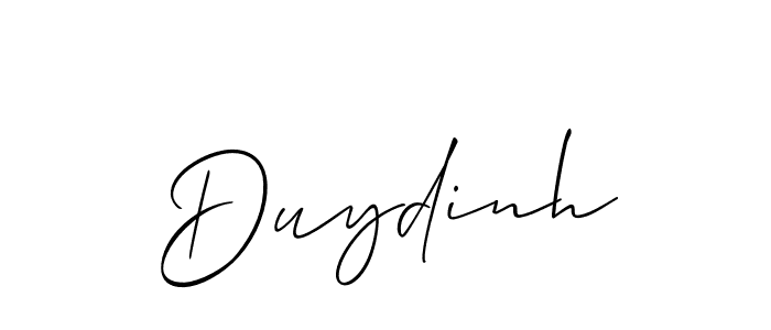 You should practise on your own different ways (Allison_Script) to write your name (Duydinh) in signature. don't let someone else do it for you. Duydinh signature style 2 images and pictures png