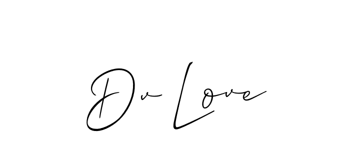 You can use this online signature creator to create a handwritten signature for the name Dv Love. This is the best online autograph maker. Dv Love signature style 2 images and pictures png