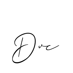 if you are searching for the best signature style for your name Dvc. so please give up your signature search. here we have designed multiple signature styles  using Allison_Script. Dvc signature style 2 images and pictures png