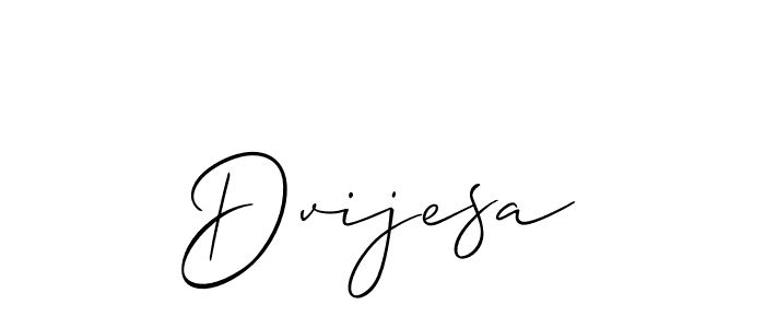 Also we have Dvijesa name is the best signature style. Create professional handwritten signature collection using Allison_Script autograph style. Dvijesa signature style 2 images and pictures png