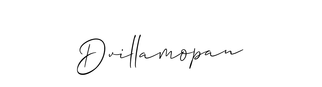 Best and Professional Signature Style for Dvillamopan. Allison_Script Best Signature Style Collection. Dvillamopan signature style 2 images and pictures png