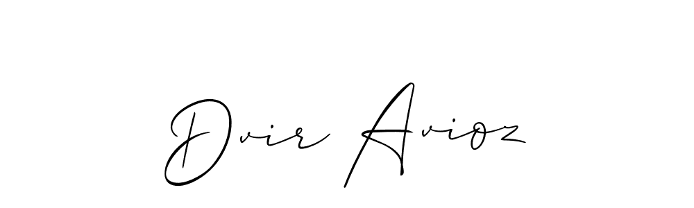 How to Draw Dvir Avioz signature style? Allison_Script is a latest design signature styles for name Dvir Avioz. Dvir Avioz signature style 2 images and pictures png