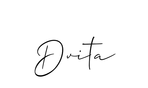 It looks lik you need a new signature style for name Dvita. Design unique handwritten (Allison_Script) signature with our free signature maker in just a few clicks. Dvita signature style 2 images and pictures png