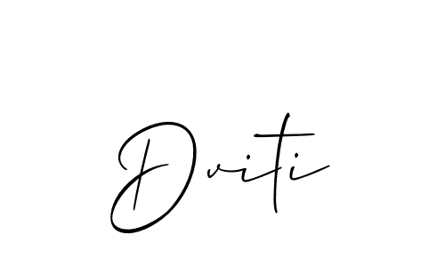 Best and Professional Signature Style for Dviti. Allison_Script Best Signature Style Collection. Dviti signature style 2 images and pictures png