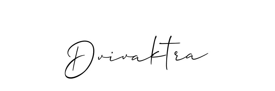 How to make Dvivaktra signature? Allison_Script is a professional autograph style. Create handwritten signature for Dvivaktra name. Dvivaktra signature style 2 images and pictures png