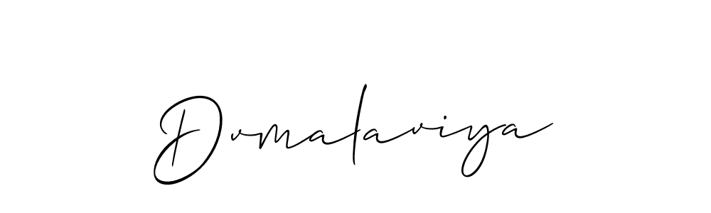 You should practise on your own different ways (Allison_Script) to write your name (Dvmalaviya) in signature. don't let someone else do it for you. Dvmalaviya signature style 2 images and pictures png