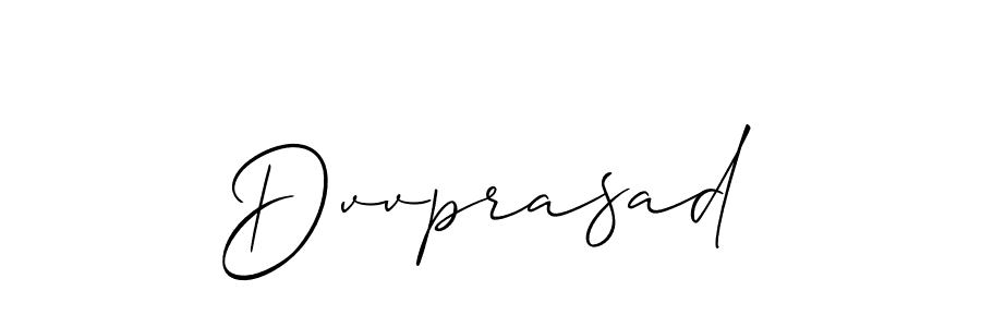 Also we have Dvvprasad name is the best signature style. Create professional handwritten signature collection using Allison_Script autograph style. Dvvprasad signature style 2 images and pictures png