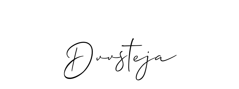 Make a beautiful signature design for name Dvvsteja. With this signature (Allison_Script) style, you can create a handwritten signature for free. Dvvsteja signature style 2 images and pictures png
