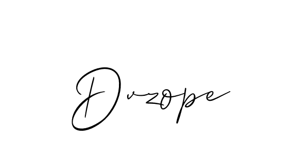 It looks lik you need a new signature style for name Dvzope. Design unique handwritten (Allison_Script) signature with our free signature maker in just a few clicks. Dvzope signature style 2 images and pictures png