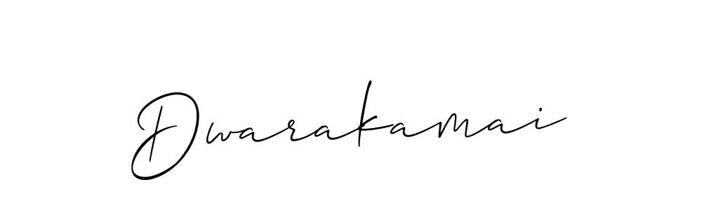 Also You can easily find your signature by using the search form. We will create Dwarakamai name handwritten signature images for you free of cost using Allison_Script sign style. Dwarakamai signature style 2 images and pictures png