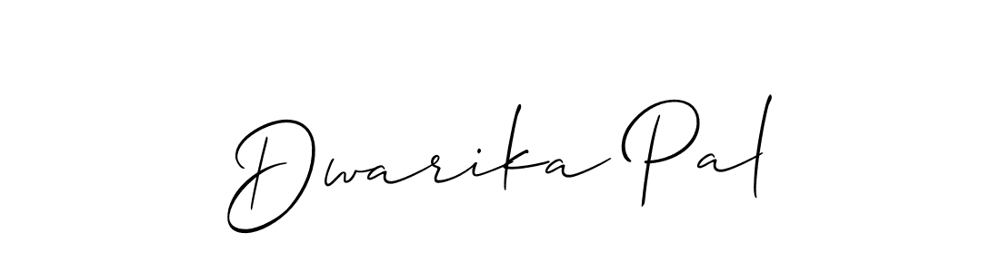 Design your own signature with our free online signature maker. With this signature software, you can create a handwritten (Allison_Script) signature for name Dwarika Pal. Dwarika Pal signature style 2 images and pictures png