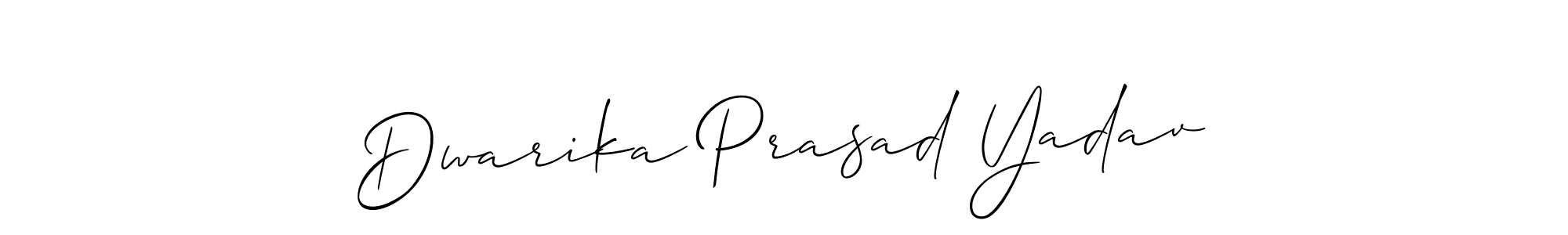 You can use this online signature creator to create a handwritten signature for the name Dwarika Prasad Yadav. This is the best online autograph maker. Dwarika Prasad Yadav signature style 2 images and pictures png