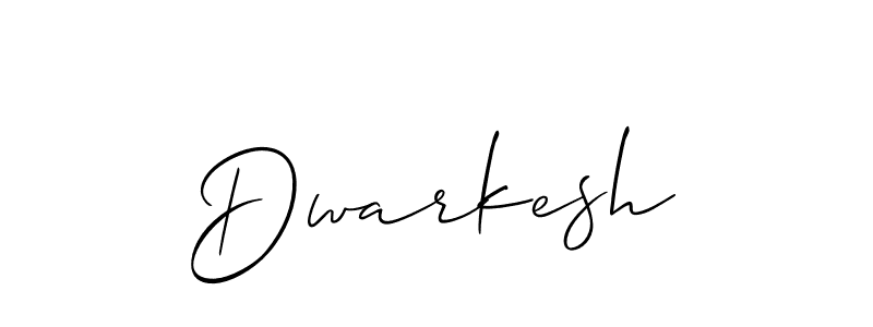 Make a beautiful signature design for name Dwarkesh. With this signature (Allison_Script) style, you can create a handwritten signature for free. Dwarkesh signature style 2 images and pictures png