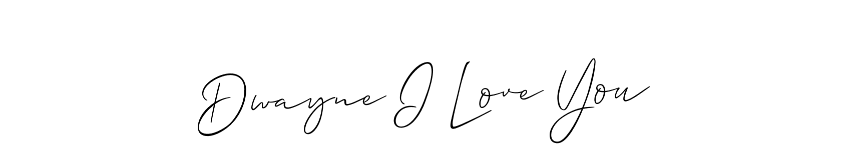 Check out images of Autograph of Dwayne I Love You name. Actor Dwayne I Love You Signature Style. Allison_Script is a professional sign style online. Dwayne I Love You signature style 2 images and pictures png