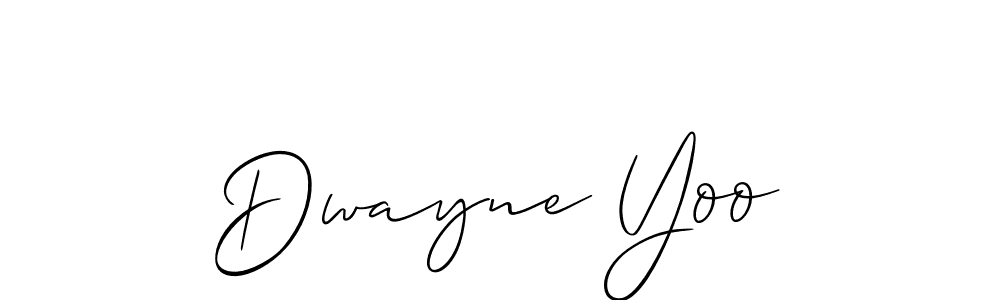 Make a short Dwayne Yoo signature style. Manage your documents anywhere anytime using Allison_Script. Create and add eSignatures, submit forms, share and send files easily. Dwayne Yoo signature style 2 images and pictures png