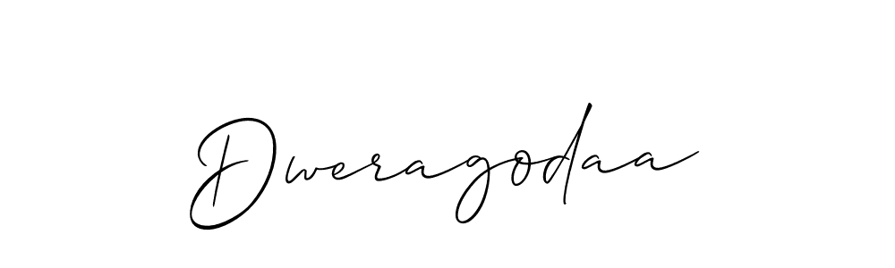 Use a signature maker to create a handwritten signature online. With this signature software, you can design (Allison_Script) your own signature for name Dweragodaa. Dweragodaa signature style 2 images and pictures png