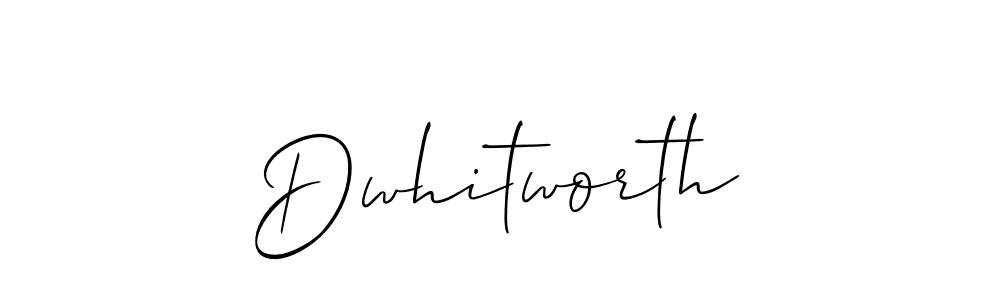 Dwhitworth stylish signature style. Best Handwritten Sign (Allison_Script) for my name. Handwritten Signature Collection Ideas for my name Dwhitworth. Dwhitworth signature style 2 images and pictures png