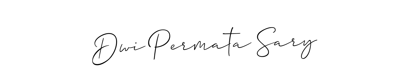 Make a beautiful signature design for name Dwi Permata Sary. Use this online signature maker to create a handwritten signature for free. Dwi Permata Sary signature style 2 images and pictures png