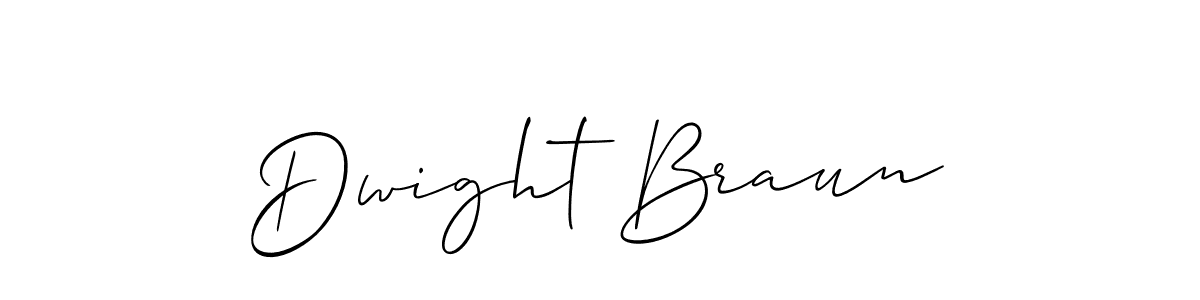 Best and Professional Signature Style for Dwight Braun. Allison_Script Best Signature Style Collection. Dwight Braun signature style 2 images and pictures png