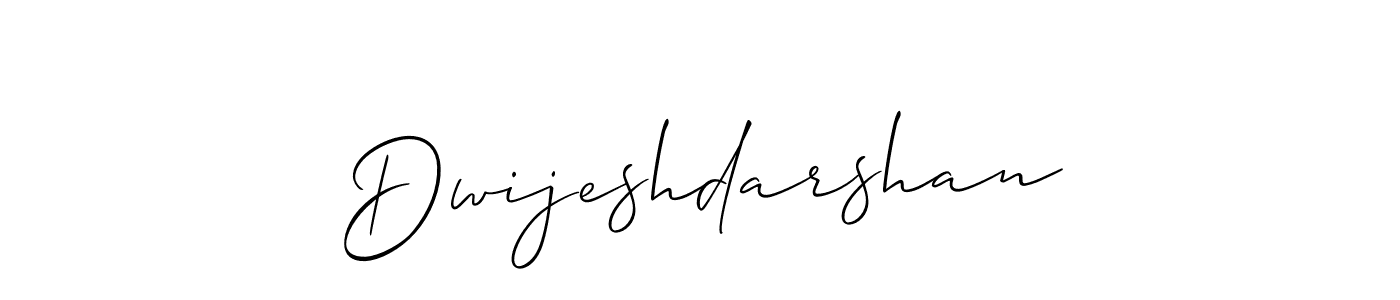 Also we have Dwijeshdarshan name is the best signature style. Create professional handwritten signature collection using Allison_Script autograph style. Dwijeshdarshan signature style 2 images and pictures png