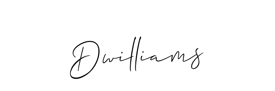 Also we have Dwilliams name is the best signature style. Create professional handwritten signature collection using Allison_Script autograph style. Dwilliams signature style 2 images and pictures png