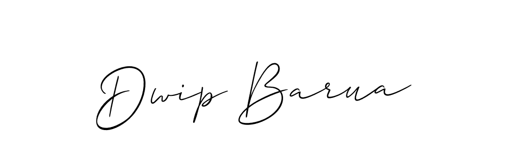Design your own signature with our free online signature maker. With this signature software, you can create a handwritten (Allison_Script) signature for name Dwip Barua. Dwip Barua signature style 2 images and pictures png