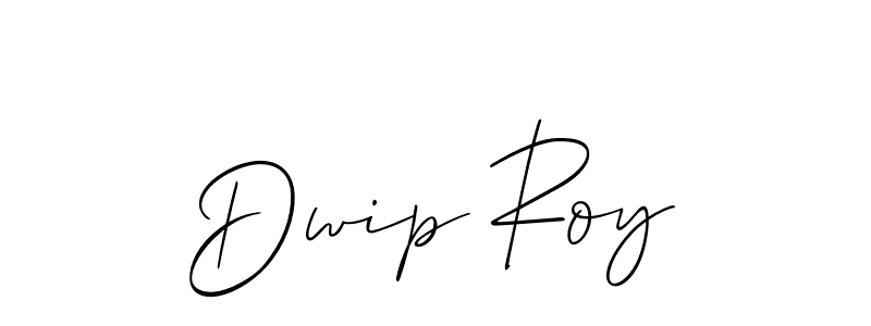 Make a beautiful signature design for name Dwip Roy. With this signature (Allison_Script) style, you can create a handwritten signature for free. Dwip Roy signature style 2 images and pictures png