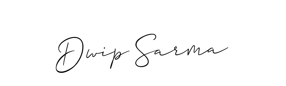 Once you've used our free online signature maker to create your best signature Allison_Script style, it's time to enjoy all of the benefits that Dwip Sarma name signing documents. Dwip Sarma signature style 2 images and pictures png
