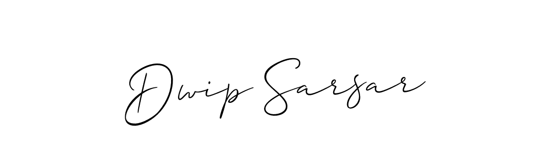 This is the best signature style for the Dwip Sarsar name. Also you like these signature font (Allison_Script). Mix name signature. Dwip Sarsar signature style 2 images and pictures png