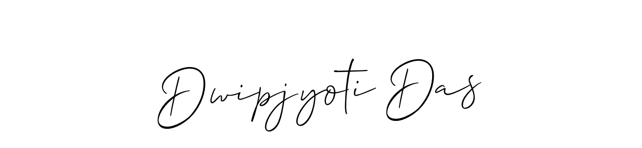 How to make Dwipjyoti Das signature? Allison_Script is a professional autograph style. Create handwritten signature for Dwipjyoti Das name. Dwipjyoti Das signature style 2 images and pictures png