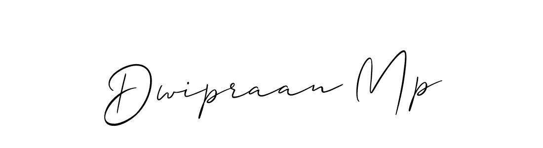 Make a beautiful signature design for name Dwipraan Mp. With this signature (Allison_Script) style, you can create a handwritten signature for free. Dwipraan Mp signature style 2 images and pictures png