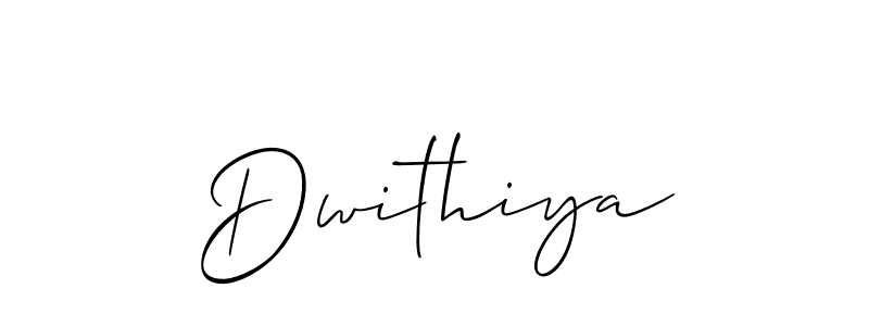 Allison_Script is a professional signature style that is perfect for those who want to add a touch of class to their signature. It is also a great choice for those who want to make their signature more unique. Get Dwithiya name to fancy signature for free. Dwithiya signature style 2 images and pictures png