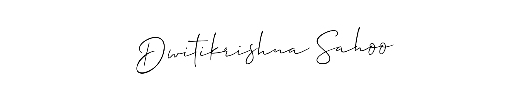 Once you've used our free online signature maker to create your best signature Allison_Script style, it's time to enjoy all of the benefits that Dwitikrishna Sahoo name signing documents. Dwitikrishna Sahoo signature style 2 images and pictures png