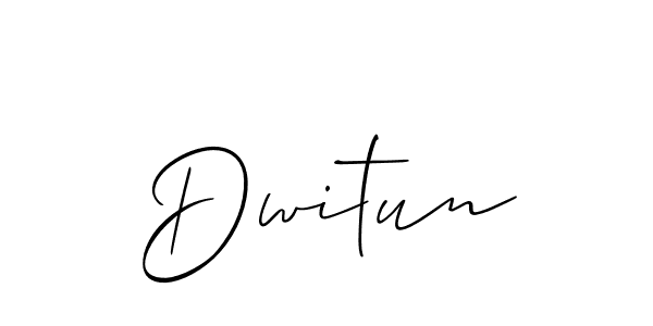 Make a short Dwitun signature style. Manage your documents anywhere anytime using Allison_Script. Create and add eSignatures, submit forms, share and send files easily. Dwitun signature style 2 images and pictures png