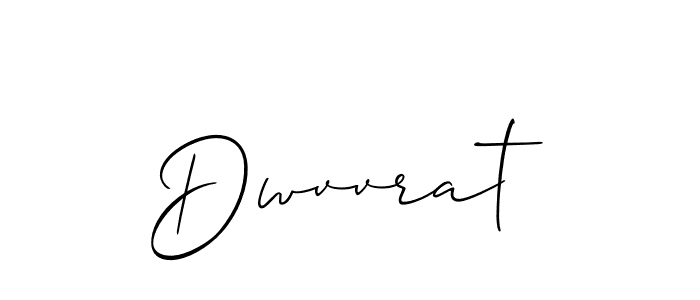 Best and Professional Signature Style for Dwvvrat. Allison_Script Best Signature Style Collection. Dwvvrat signature style 2 images and pictures png