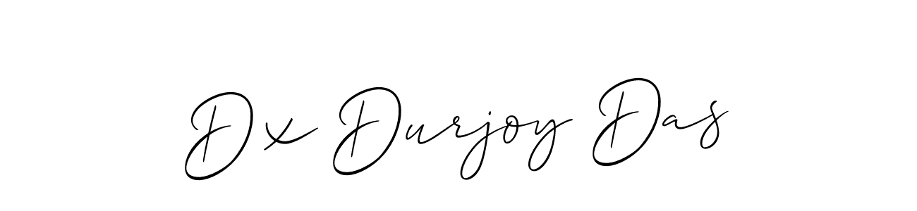 Similarly Allison_Script is the best handwritten signature design. Signature creator online .You can use it as an online autograph creator for name Dx Durjoy Das. Dx Durjoy Das signature style 2 images and pictures png