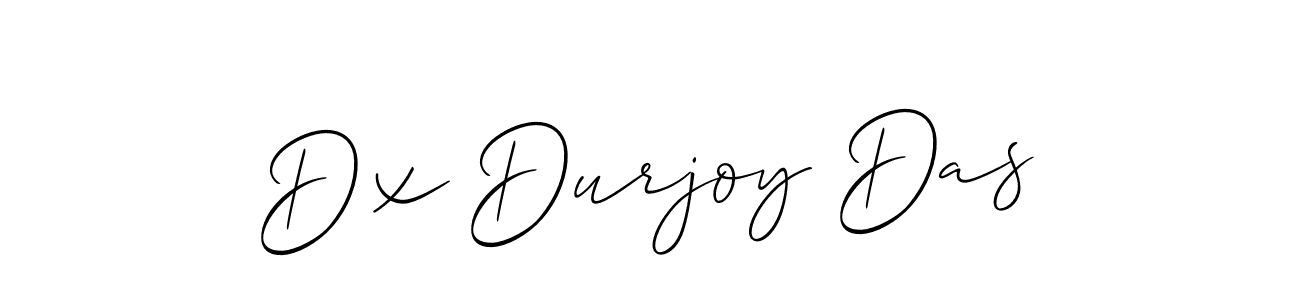 Similarly Allison_Script is the best handwritten signature design. Signature creator online .You can use it as an online autograph creator for name Dx Durjoy Das. Dx Durjoy Das signature style 2 images and pictures png