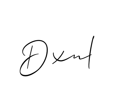 This is the best signature style for the Dxnl name. Also you like these signature font (Allison_Script). Mix name signature. Dxnl signature style 2 images and pictures png