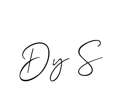How to make Dy S signature? Allison_Script is a professional autograph style. Create handwritten signature for Dy S name. Dy S signature style 2 images and pictures png