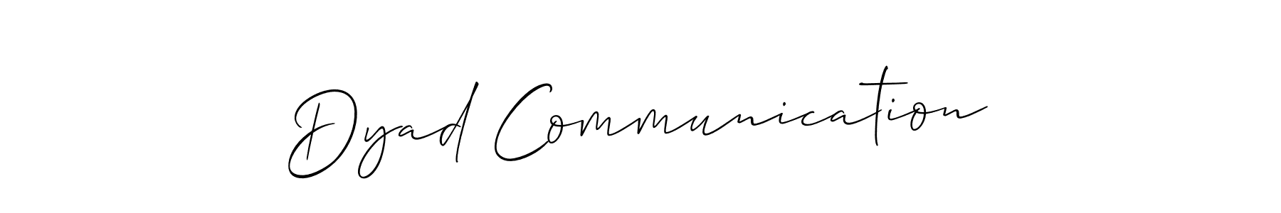 Here are the top 10 professional signature styles for the name Dyad Communication. These are the best autograph styles you can use for your name. Dyad Communication signature style 2 images and pictures png