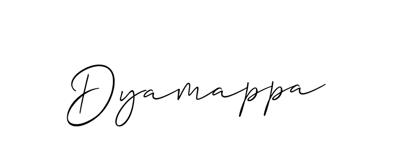 How to Draw Dyamappa signature style? Allison_Script is a latest design signature styles for name Dyamappa. Dyamappa signature style 2 images and pictures png