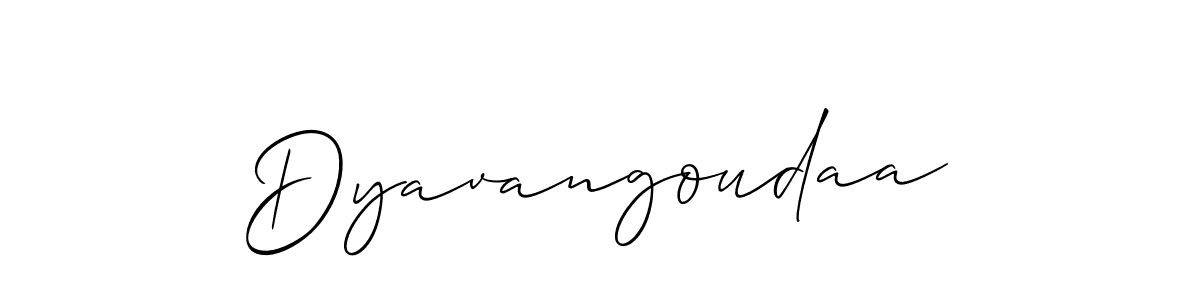 Once you've used our free online signature maker to create your best signature Allison_Script style, it's time to enjoy all of the benefits that Dyavangoudaa name signing documents. Dyavangoudaa signature style 2 images and pictures png