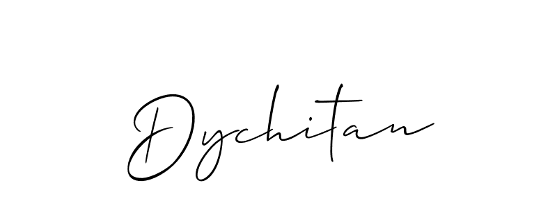 How to Draw Dychitan signature style? Allison_Script is a latest design signature styles for name Dychitan. Dychitan signature style 2 images and pictures png