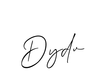 The best way (Allison_Script) to make a short signature is to pick only two or three words in your name. The name Dydv include a total of six letters. For converting this name. Dydv signature style 2 images and pictures png