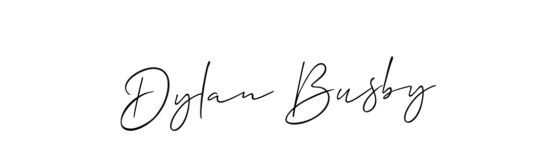 How to make Dylan Busby signature? Allison_Script is a professional autograph style. Create handwritten signature for Dylan Busby name. Dylan Busby signature style 2 images and pictures png